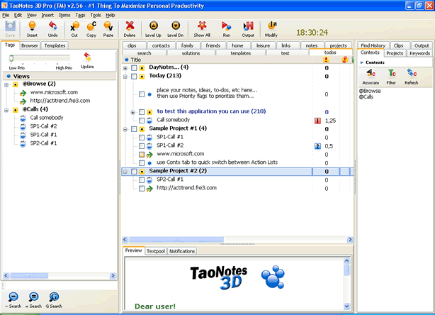 TaoNotes Screenshot